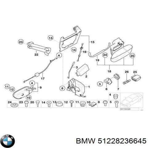 BMW 51228236645 Держатель наружной ручки двери задней левой в наличии Черновцы