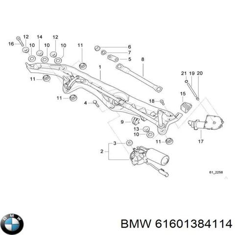 61601384114 BMW Трапеция стеклоочистителя купить в Запорожье