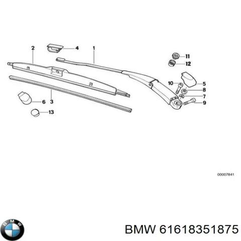 61618351875 BMW Поводок стеклоочистителя купить в Сумы