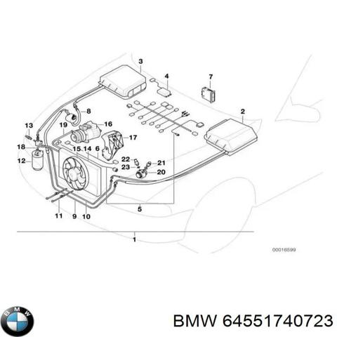 BMW 64551740723 Кронштейн компрессора кондиционера в наличии Запорожье