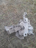Кронштейн подушки (опоры) двигателя, левой 7700434671 RENAULT