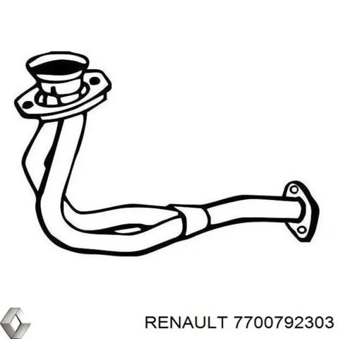 7700792303 RENAULT Приёмная труба купить в Одесса