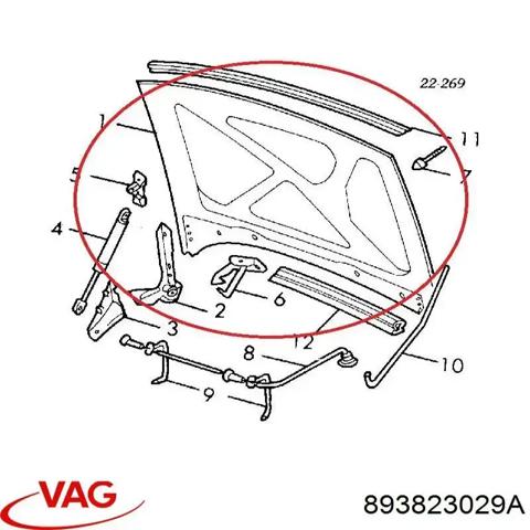 893823029A VAG Капот купить в Ирпень