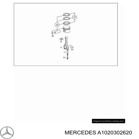 A1020302620 MERCEDES Шатун поршня двигателя купить в Черкассы