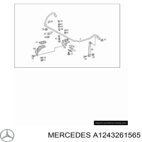 A1243261565 MERCEDES Стабилизатор задний купить в Ровно