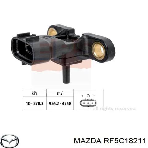 RF5C18211 MAZDA Датчик давления наддува купить в Ирпень