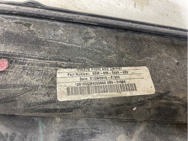5GM805588A VAG Суппорт радиатора в сборе (монтажная панель крепления фар) купить в Украина