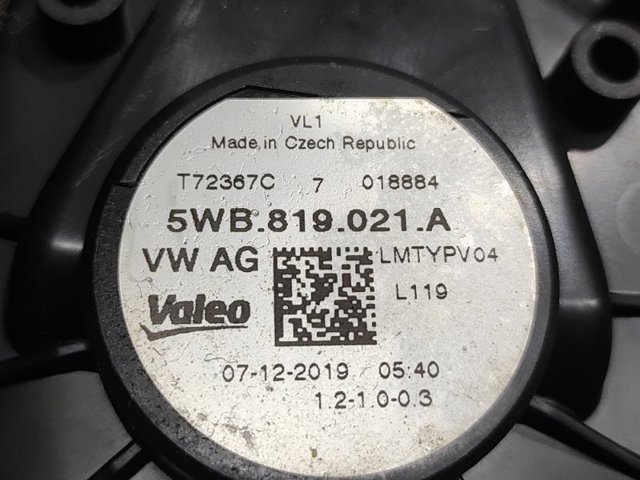 VAG 5WB819021A Мотор вентилятора печки (отопителя салона) в наличии Павлоград