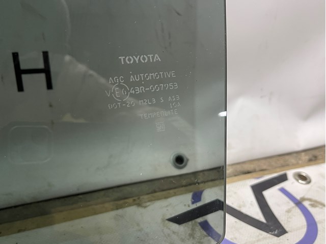 6810342200 TOYOTA Стекло двери задней правой купить в Запорожье