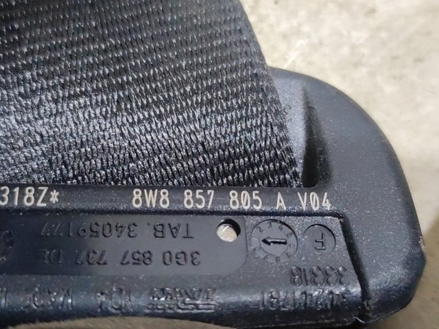 VAG 8W8857805AV04 Ремень безопасности задний левый в наличии Одесса