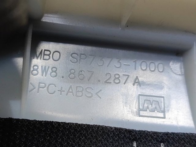 8W8867287AXTY VAG Обшивка стойки кузова внутренняя задняя левая купить в Полтава