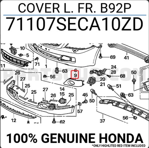 71107SECA10ZD купить Харьков