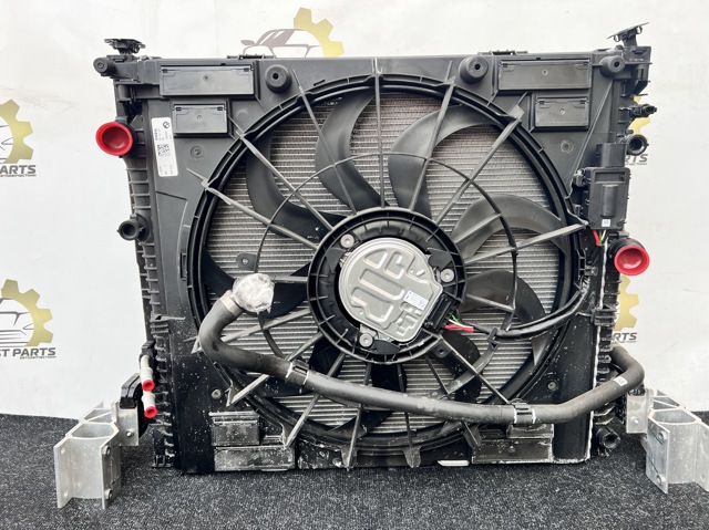 17428487636 BMW Диффузор радиатора охлаждения, в сборе с мотором и крыльчаткой купить в Ужгород