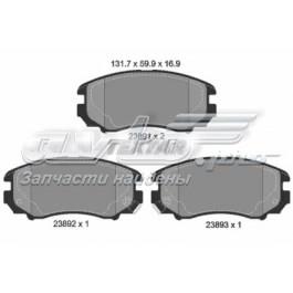 TEXTAR 2389101 Колодки тормозные передние дисковые в наличии Украина