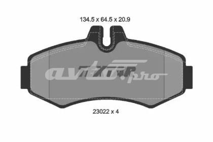 2453801 TEXTAR Колодки тормозные передние дисковые купить в Николаев