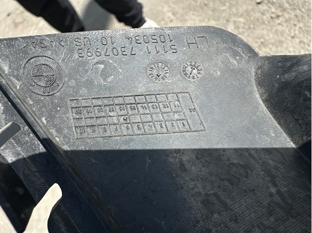51117307993 BMW Решетка бампера переднего левая нижняя купить в Черкассы