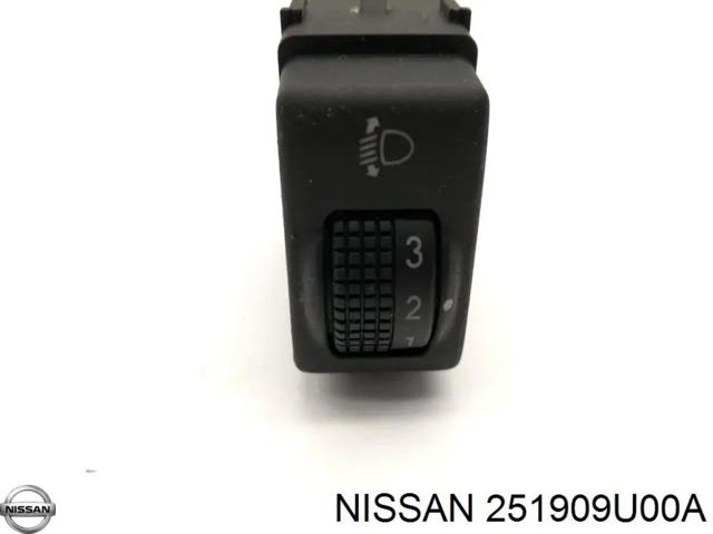 Кнопка (регулятор) корректора фар 251909U00A NISSAN