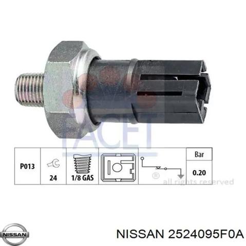 Датчик давления масла двигателя 2524095F0A NISSAN