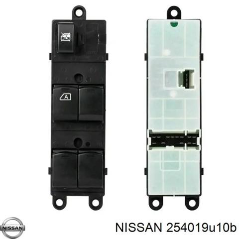 Кнопки переднего левого стеклоподъёмника 254019U10B NISSAN