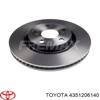 Диск тормозной передний 4351206140 TOYOTA