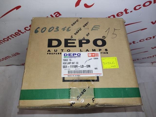 5511118RLDEM DEPO Правая фара купить в Чернигов