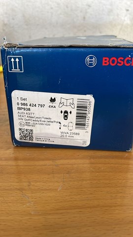 986424797 BOSCH Колодки тормозные передние дисковые купить в Ровно