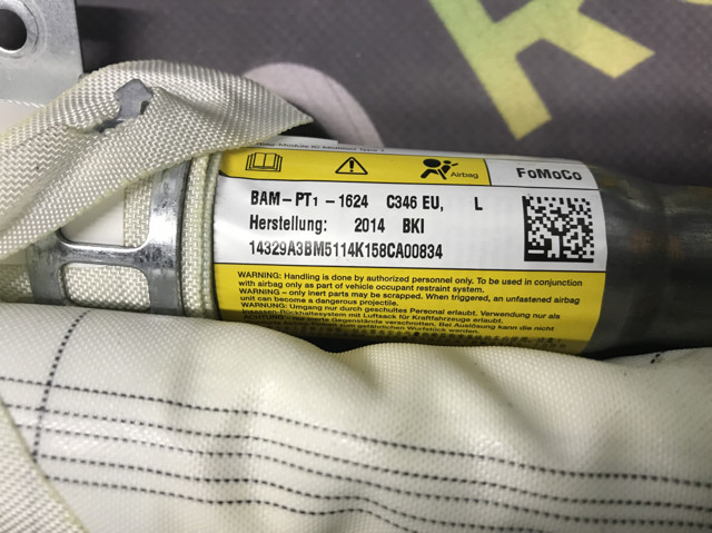 BM5114K158CA FORD Подушка безопасности (AIRBAG) шторка боковая левая купить в Ирпень