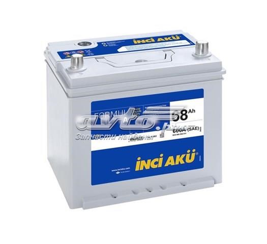 Аккумулятор inci aku (инджи акю) formula 68ah / 600a (азия) r+ / 16.5 кг. / размер 232x173x225 D23068060011