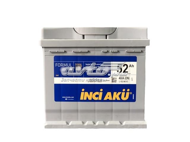 Аккумулятор inci aku (инджи акю) formula 52ah / 460a r+ / 12.7 кг. / размер 207x175x190 L1052046013