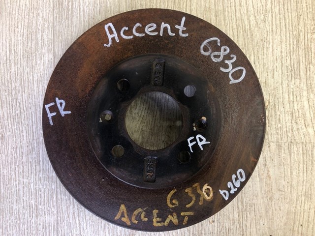 Тормозной диск передний hyundai accent rb 10- 51712-1R000