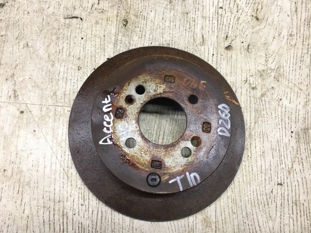 Тормозной диск задний hyundai accent mc 06-10 58411-1C800