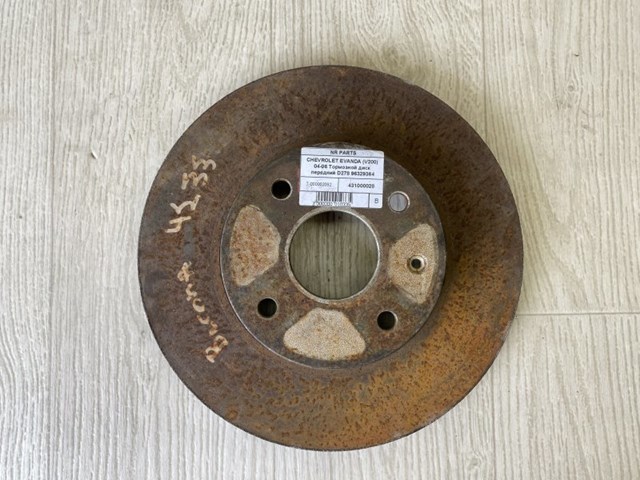 Тормозной диск передний chevrolet evanda 04-06 96329364