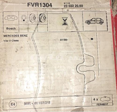 FVR1304 FERODO Передние тормозные колодки купить в Хмельницкий