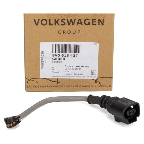Датчик износа тормозных колодок передний 8V0615437 VAG