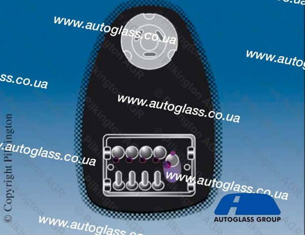 Лобовое стекло 2443AGSGNHMV1B PILKINGTON
