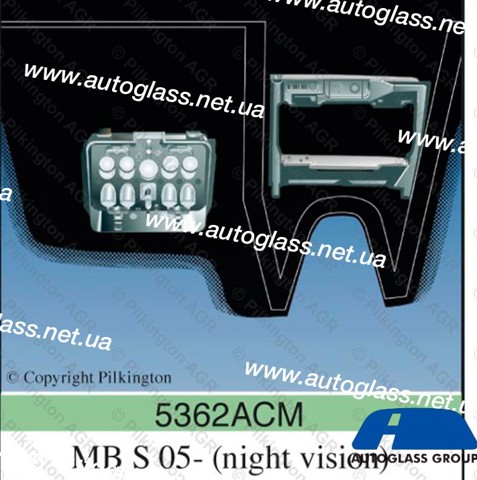 Переднее стекло 5362ACCCHMVZ PILKINGTON