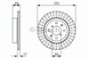 Диск тормозной передний 0986479790 BOSCH