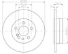 Тормозной диск 8DD355102721 HELLA