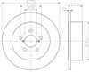 Задний дисковый тормоз 8DD355114641 HELLA