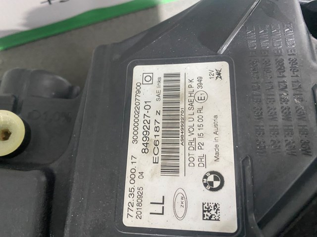 63117408711 BMW Левая фара купить в Кривой Рог