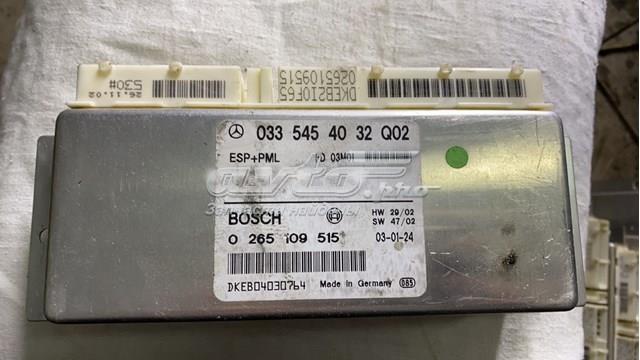 Клиновый ремень A0335454032 MERCEDES