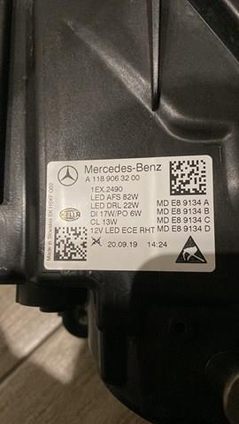 MERCEDES A1189063200 Правая фара в наличии Хмельницкий