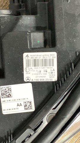 MERCEDES A1569062300 Левая фара в наличии Винница