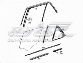 A1667300655 MERCEDES Стекло-форточка двери задней правой купить в Днепр