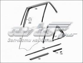 A1667350110 MERCEDES Стекло двери задней левой купить в Чернигов