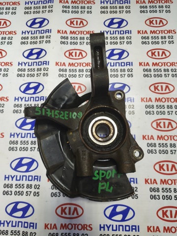Цапфа - поворотный кулак передний, левый 517152E100 HYUNDAI