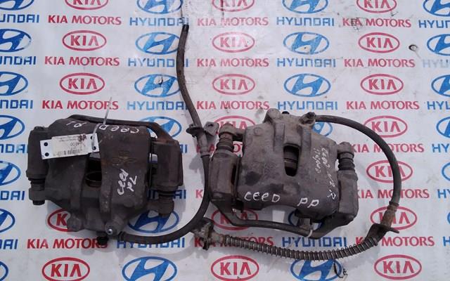 Суппорт тормозной, передний, левый 581101H000 HYUNDAI