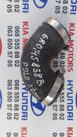 Патрубок воздушный, выход из компрессора (наддув) 6R0145838B VAG