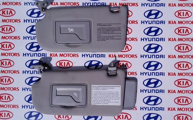 Козырек солнцезащитный автомобиля 852012E110LO HYUNDAI