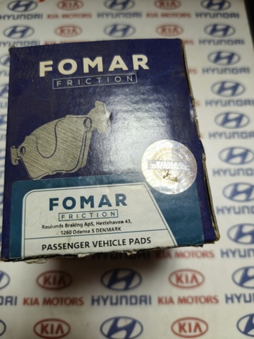 Комплект задних колодок FO460285 FOMAR
